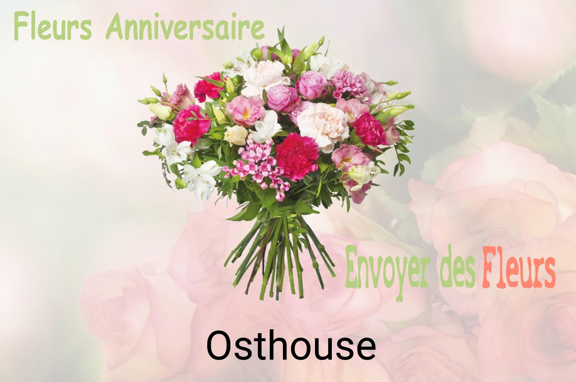 Bouquet de fleurs d’anniversaire livré à Osthouse