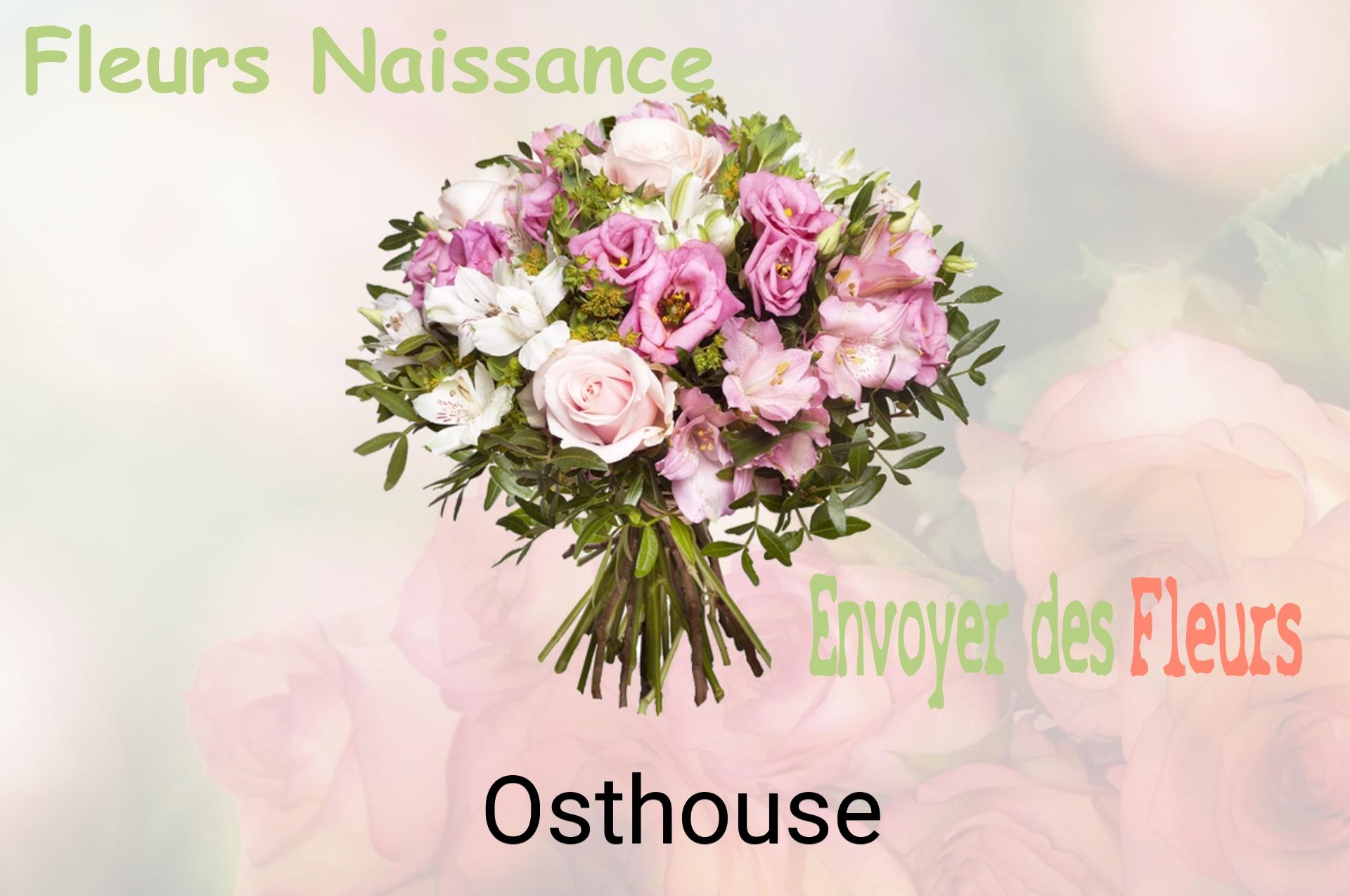 Bouquet de fleurs de naissance livré à Osthouse